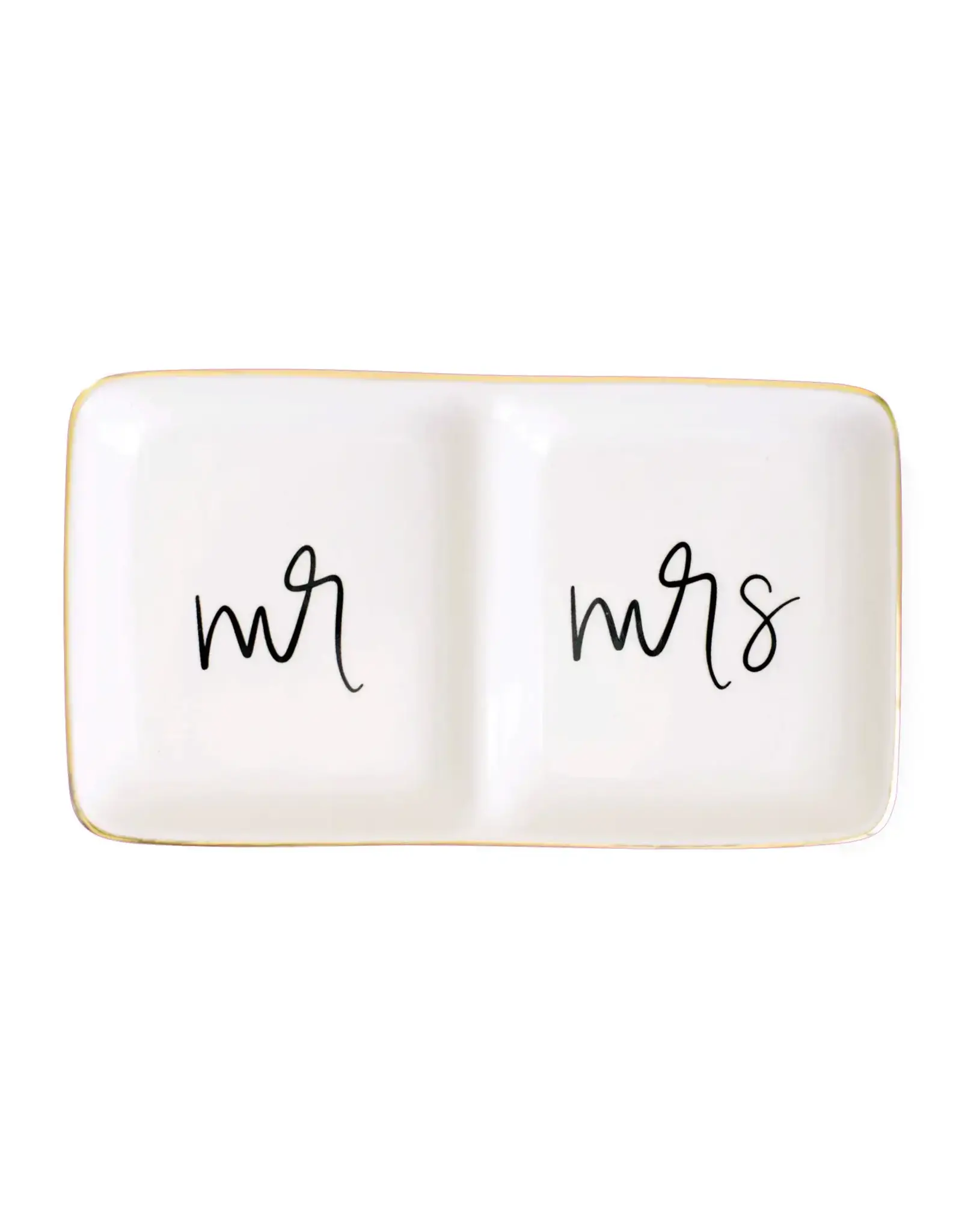 Sweet Water Decor Mr. and Mrs. Jewelry Dish