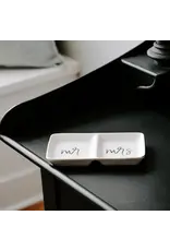 Sweet Water Decor Mr. and Mrs. Jewelry Dish Sweet Water Decor Mr. and Mrs. Jewelry Dish