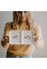 Sweet Water Decor Mr. and Mrs. Jewelry Dish Sweet Water Decor Mr. and Mrs. Jewelry Dish