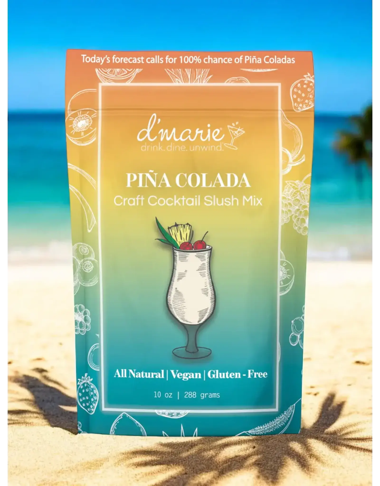 d'Marie/Portico Collection Piña Colada Cocktail Slush Mix