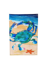 Evergreen Enterprises Blue Crab Applique Garden Flag