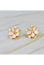 Ellison & Young/Faire Scarlett Art of Flower Earrings - Blush Pink Ellison & Young/Faire Scarlett Art of Flower Earrings - Blush Pink