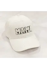 Ellison & Young/Faire Corduroy Mama Ball Cap - White
