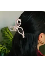 Ellison & Young/Faire Annie Bow Hair Claw Clip - Pink