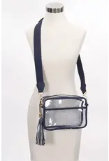 Hana/Faire Clear Pu Cross Body Camera Bag - Black