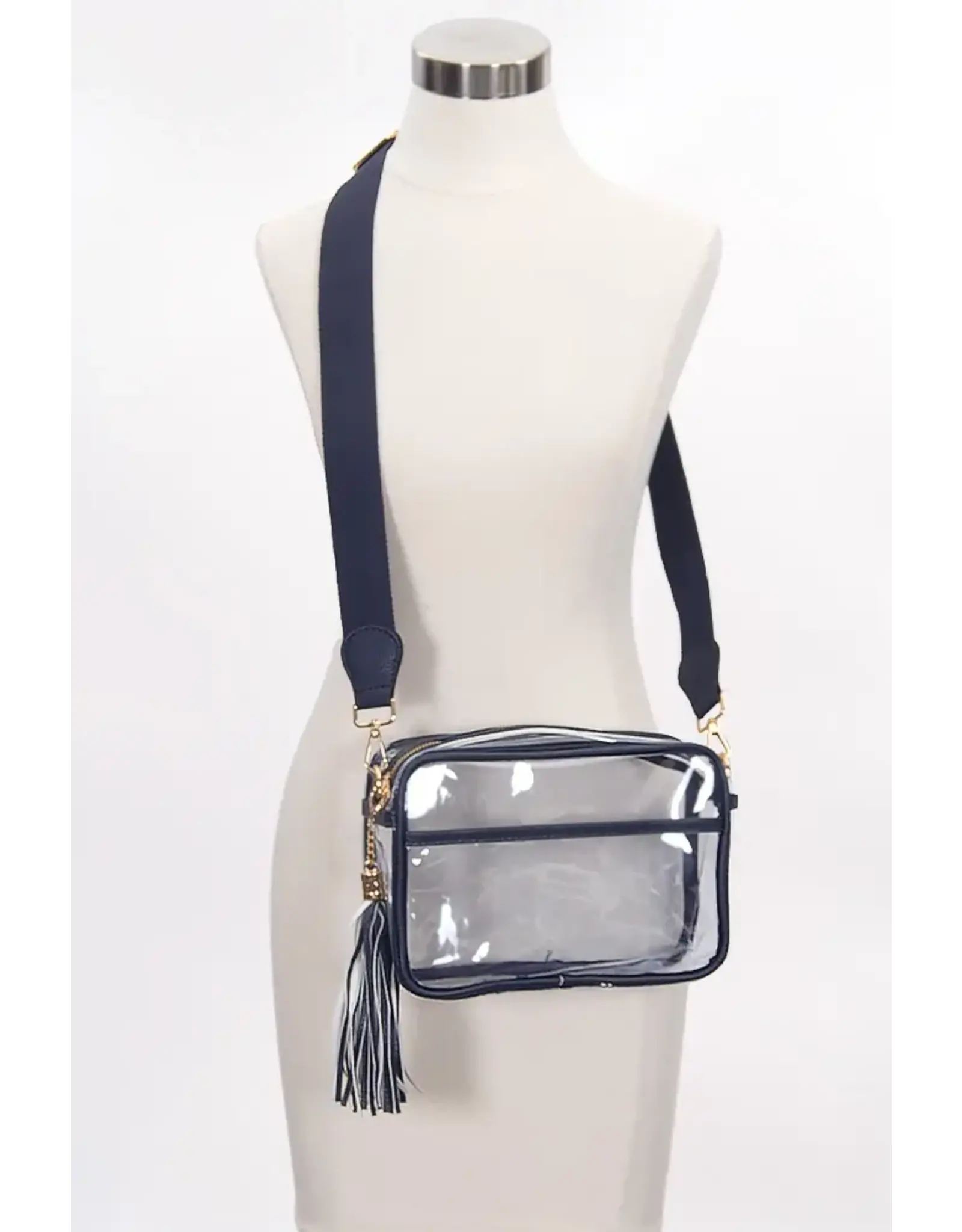 Hana/Faire Clear Pu Cross Body Camera Bag - Gold