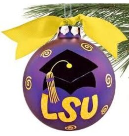 Coton Colors LSU Grad Cap Ornament