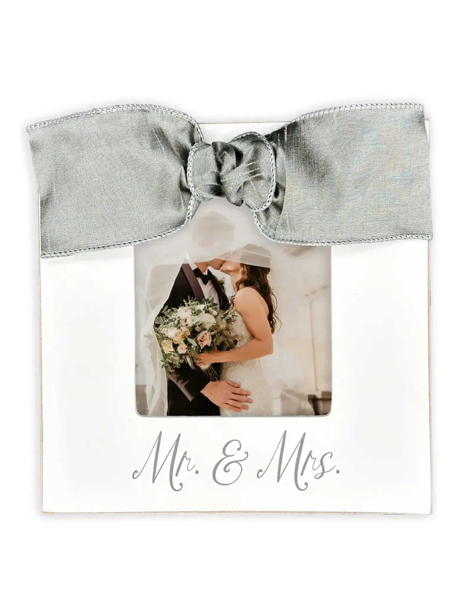 Clairmont And Co 4x4 Simply Square - Mr & Mrs Frame with Bow
