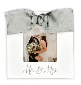 Clairmont And Co 4x4 Simply Square - Mr & Mrs Frame with Bow