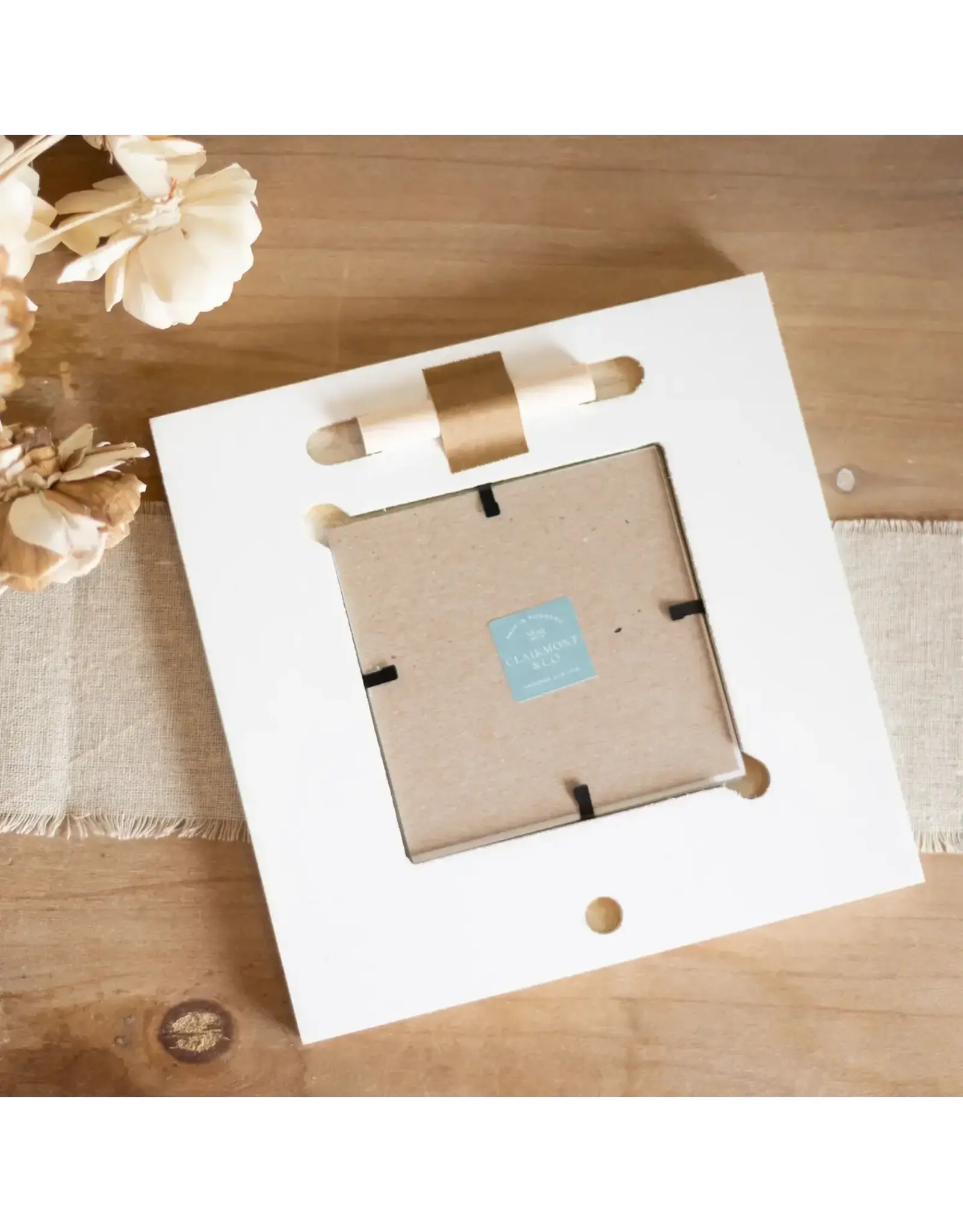 Clairmont And Co 4x4 Simply Square - Mr & Mrs Frame with Bow