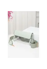 Hana/Faire Solid Trim Clear Stadium Crossbody Bag - Mint