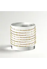 Lenny & Eva/Faire Confetti Beaded Bangle-Smoky Quartz