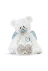 Demdaco Blue Guardian Angel Bear Rattle Plush