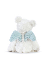 Demdaco Blue Guardian Angel Bear Rattle Plush