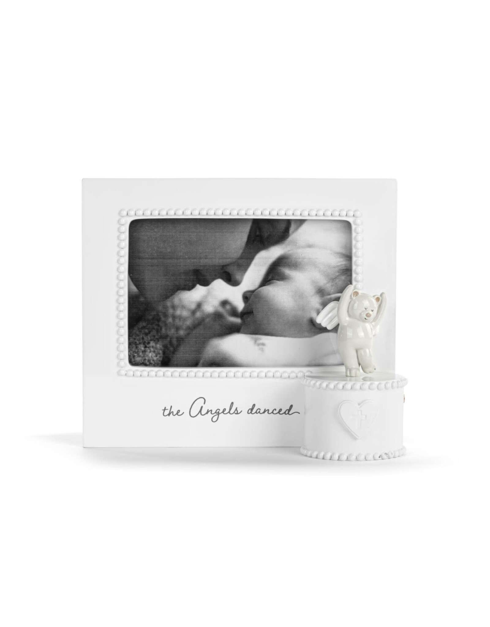 Demdaco Angels Danced Cream Bear Musical Frame