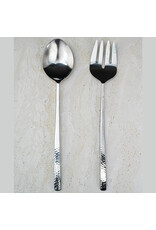 India Handicraft Hammered Servers, S/2