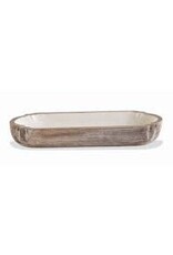 Mud Pie Enamel Cracker Dish