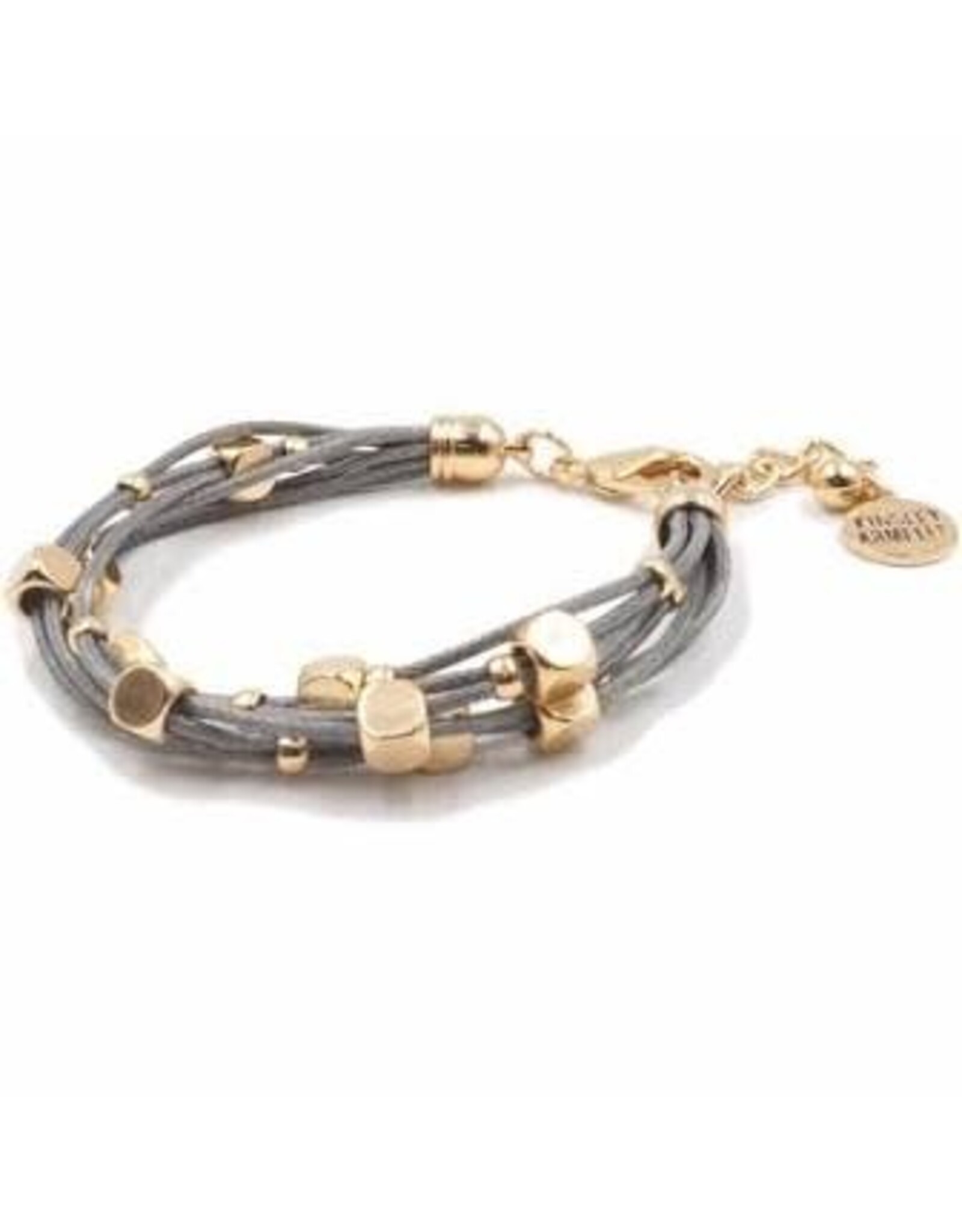 Kinsley Armelle Braid Collection-Slate Bracelet