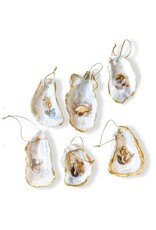 Roux Brand Handcrafted Oyster Ornaments (Alligator) Sourced from the Gulf