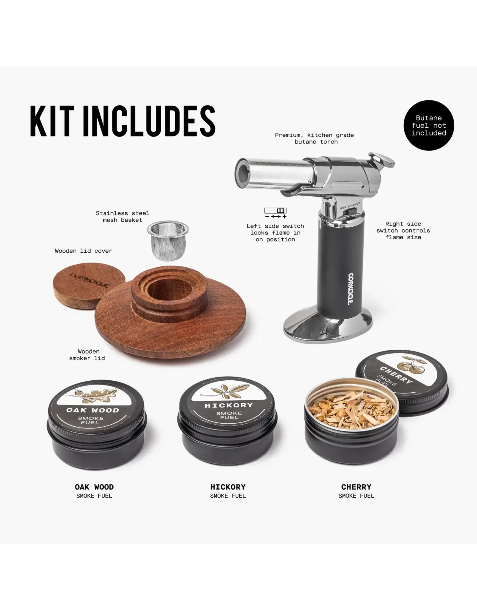 Corkcicle Whiskey Smoker Kit