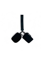 Queens Designs Dual Color Wrsitlet - Black