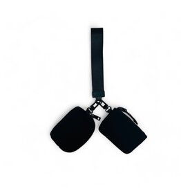 Queens Designs Dual Color Wrsitlet - Black