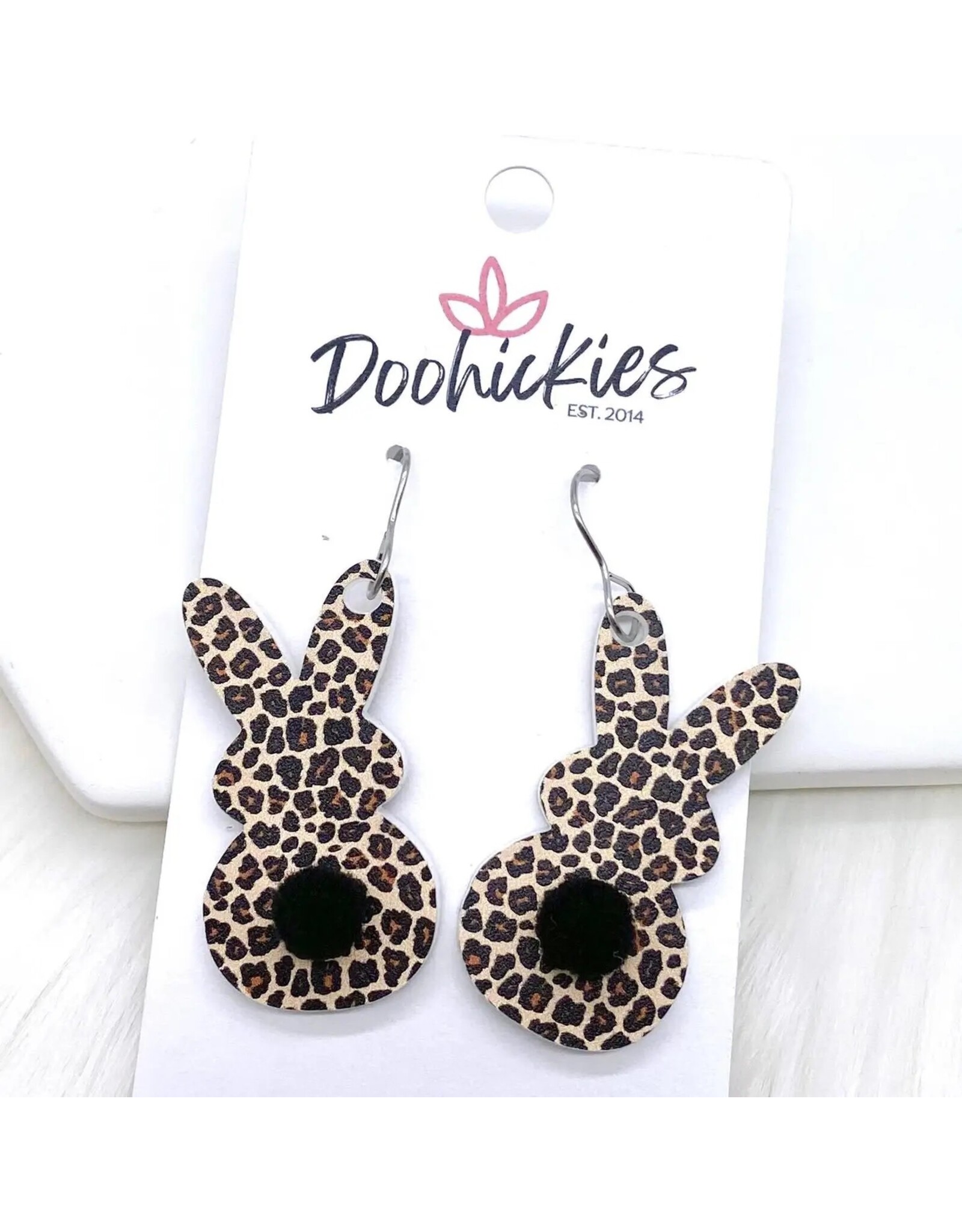 Doohickies/So. Charm Trade Acrylic Leopard Bunny Tails