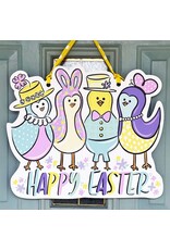 Art By Allie Easter Chicks Door Hanger