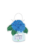 Evergreen Enterprises Welcome Home Hydrangeas Estate Door Décor