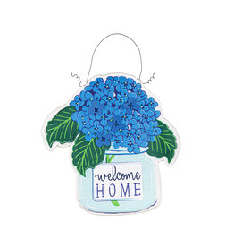 Evergreen Enterprises Welcome Home Hydrangeas Estate Door Décor