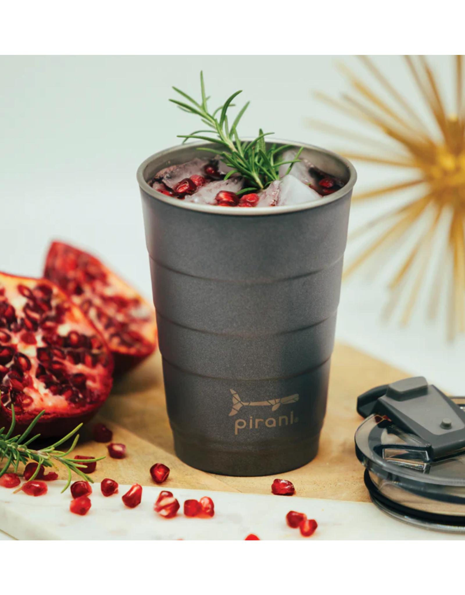 Pirani 16oz Insulated Stackable Tumbler - Slate
