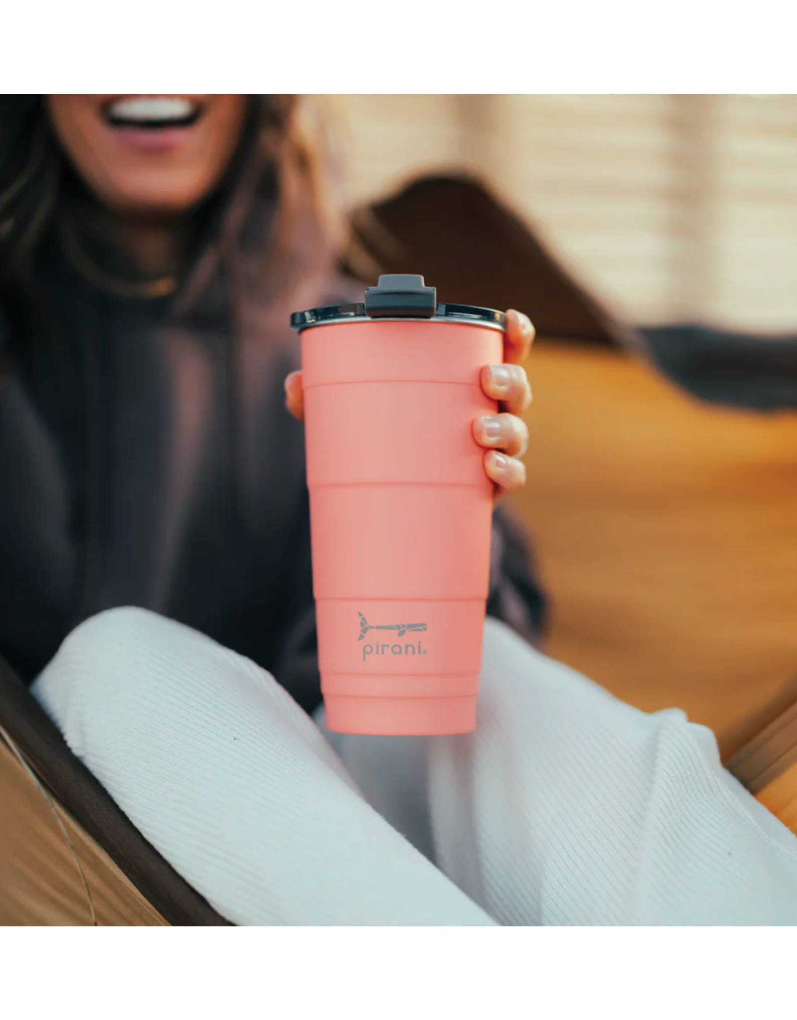Pirani 26oz Insulated Stackable Tumbler - Coral