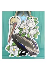 Art By Allie Pelican and Magnolia Door Hanger