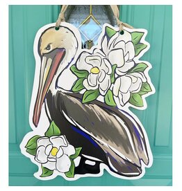 Art By Allie Pelican and Magnolia Door Hanger