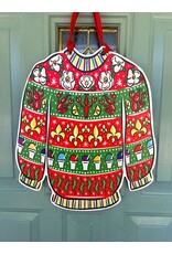 Art By Allie Louisiana Festive Sweater Door Hanger