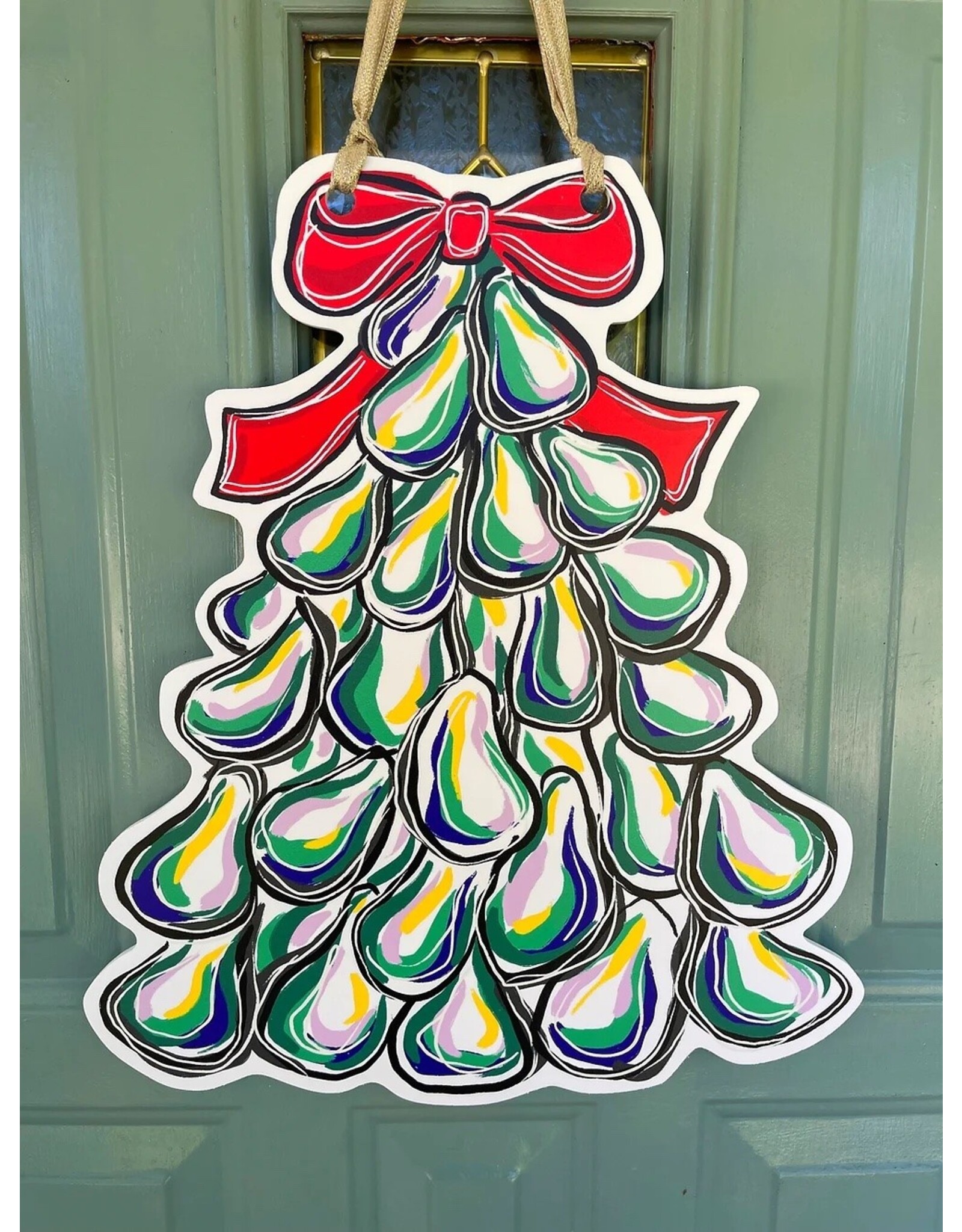 Art By Allie Oyster Tree Door-Hanger