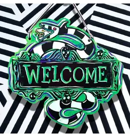 Art By Allie Beetlejuice Welcome Door Hanger