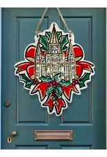 Art By Allie Christmas Cathedral Door Hanger