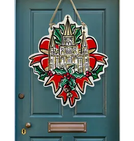 Art By Allie Christmas Cathedral Door Hanger