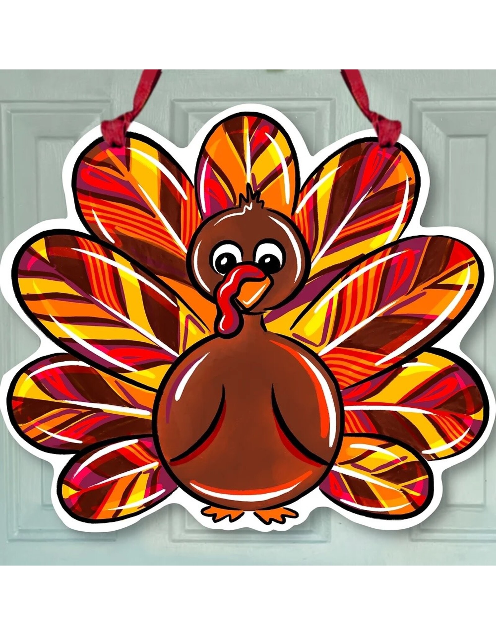 Art By Allie Turkey Door Hanger