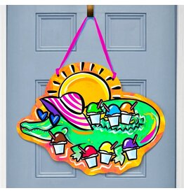 Art By Allie Snoball Gator Door Hanger