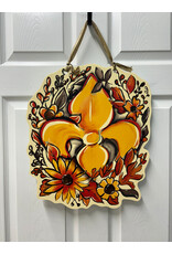 Art By Allie Floral Fall Fleur Door Hanger