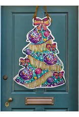 Art By Allie Christmas Disco Door Hanger