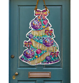 Art By Allie Christmas Disco Door Hanger