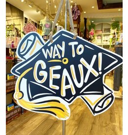 Art By Allie Way To Geaux-Door Hanger