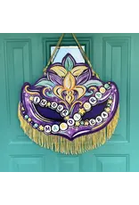 Art By Allie Mardi Gras Era Door Hanger