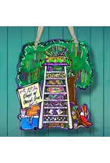 Art By Allie 12 Days of Mardi Gras Door Hanger