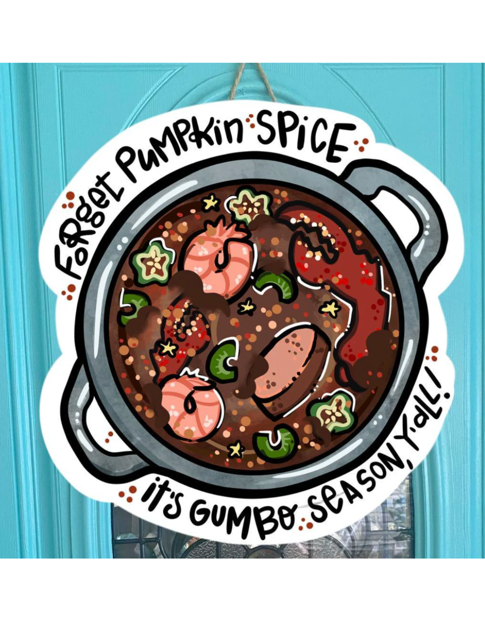 Art By Madicat Gumbo Is On Door Hanger