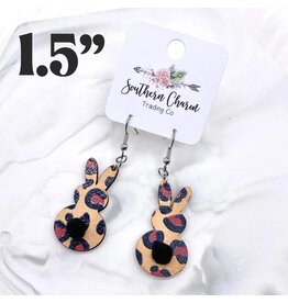 Doohickies/So. Charm Trade Wood Leopard Bunny Tails