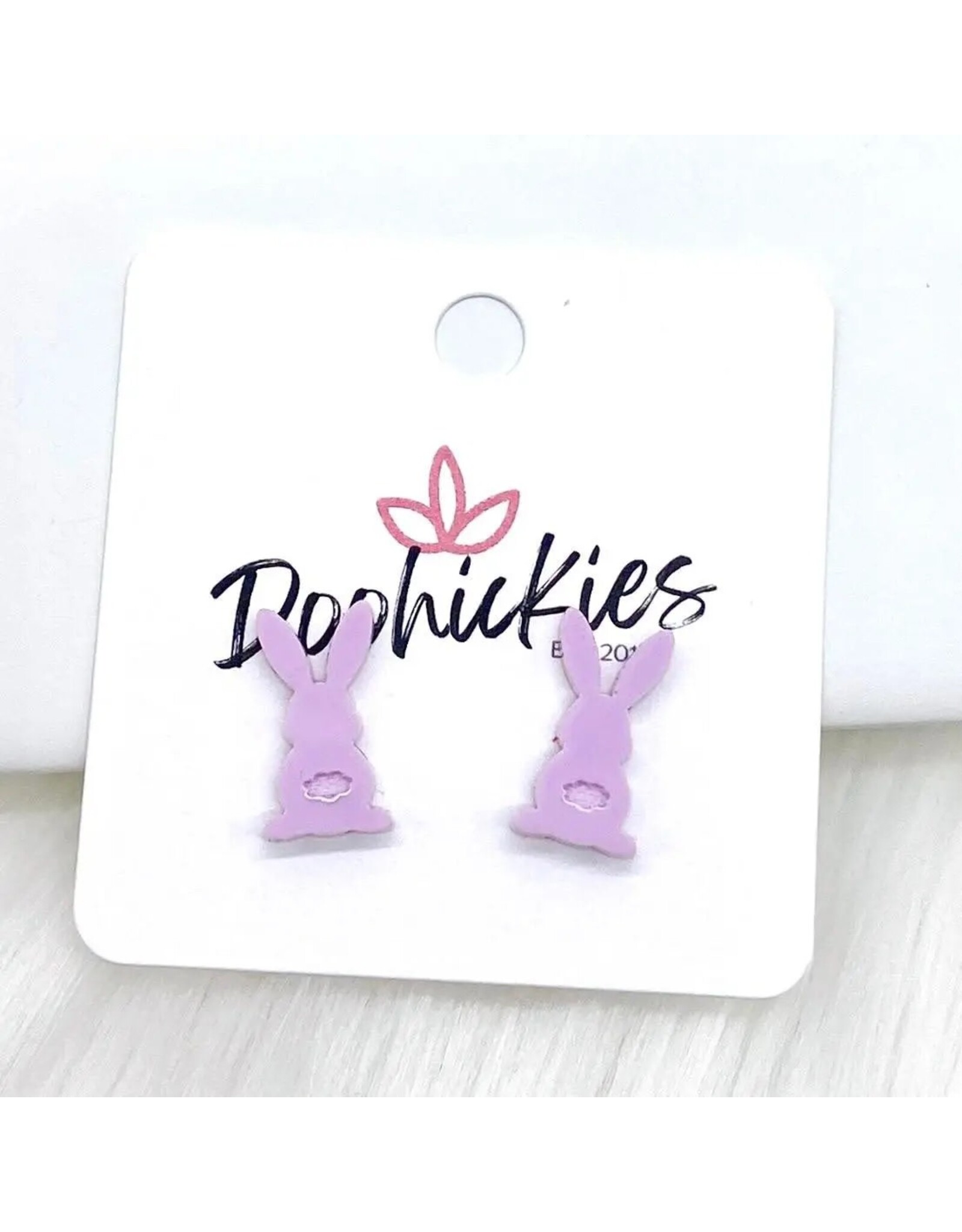 Doohickies/So. Charm Trade Pastel Bunny Acrylics - Purple 16mm